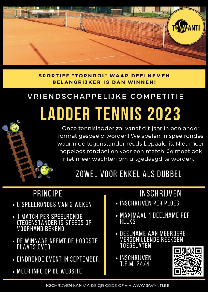 Ladder tennis affiche